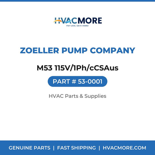 Zoeller Pump Company M53 115V/1Ph/cCSAus 53-0001