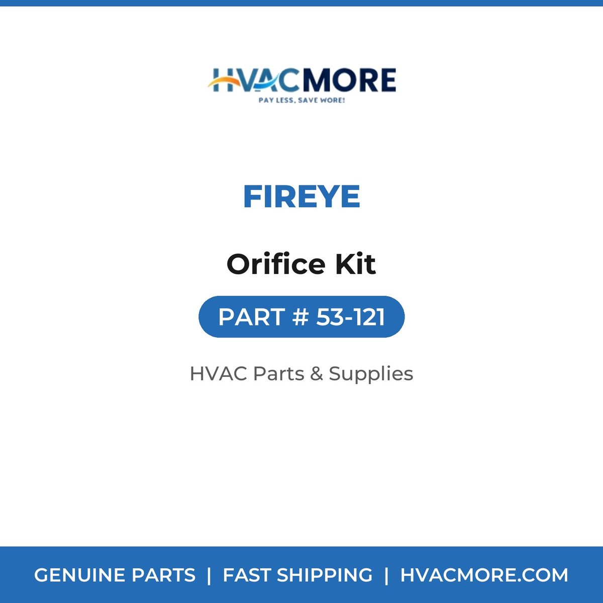 Fireye Orifice Kit 53-121
