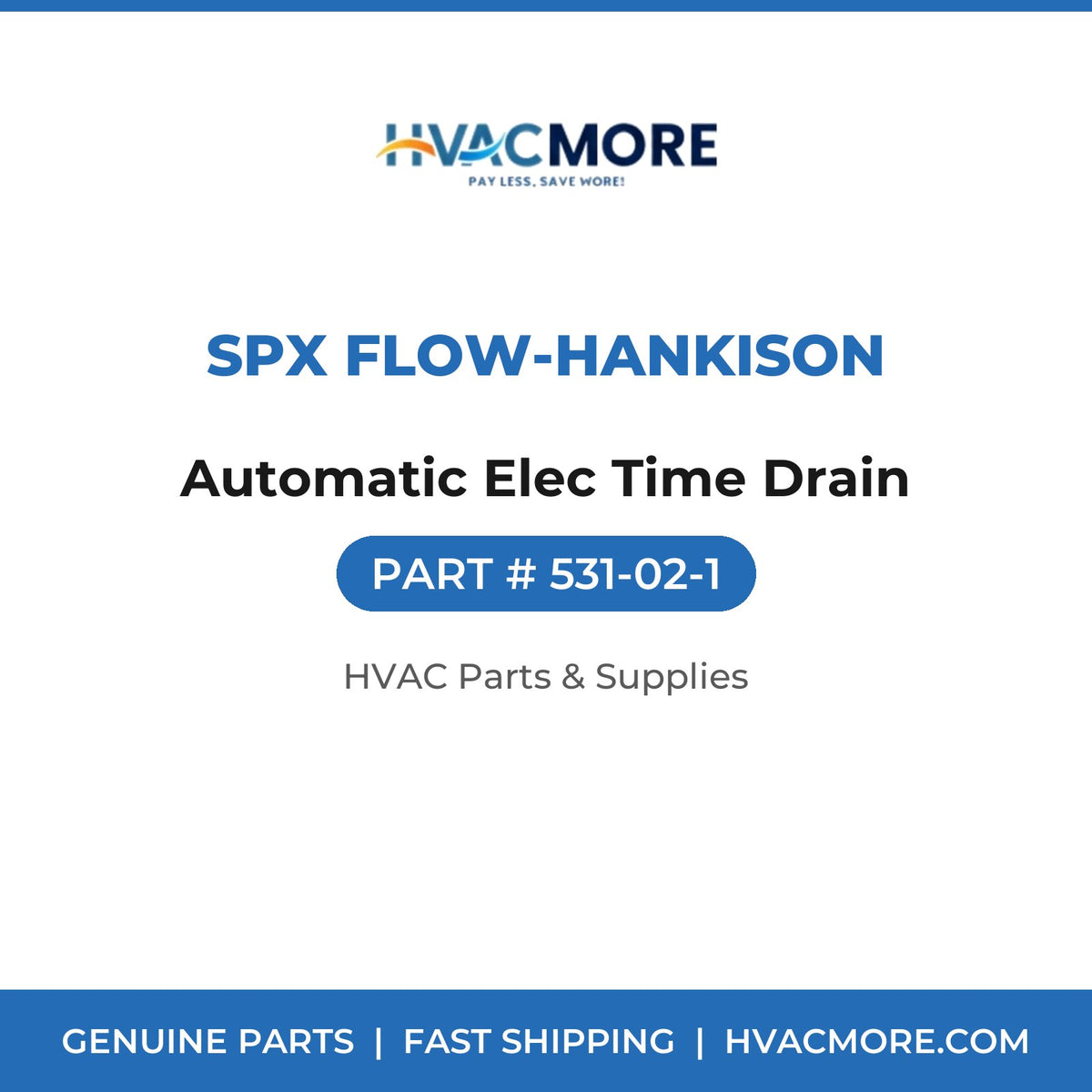 SPX Flow-Hankison Automatic Elec Time Drain 531-02-1