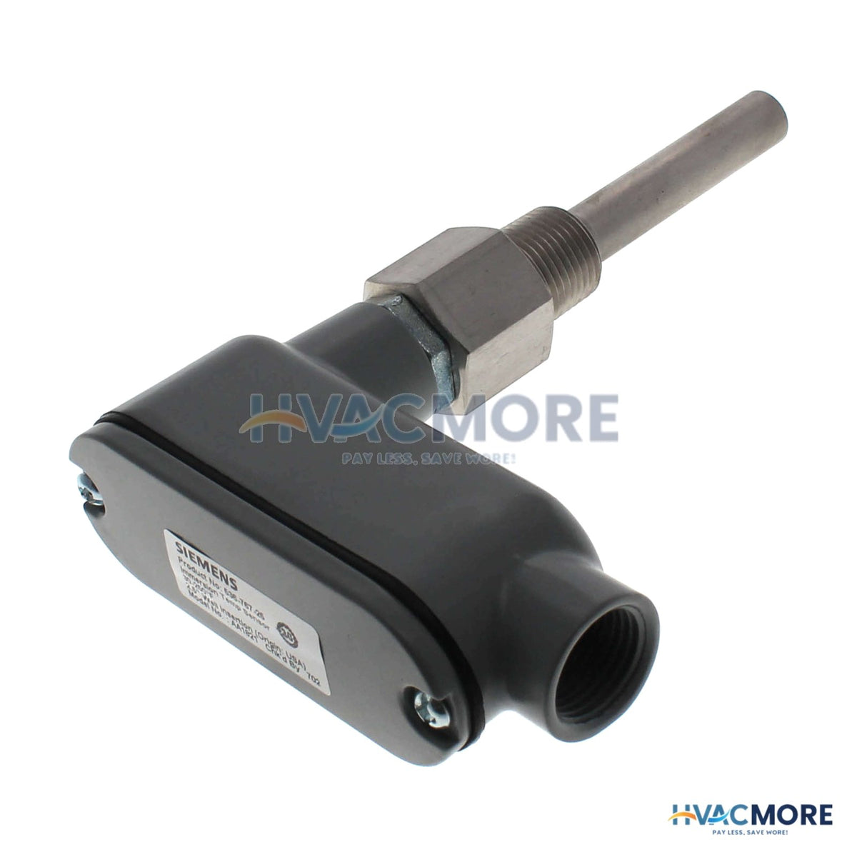Siemens 2-1/2" Platinum RTD Liquid Immersion Temp Sensor - 100 Ohm 536-767-25