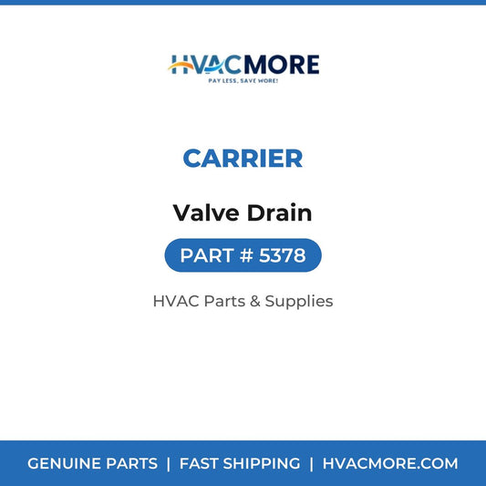 Carrier Valve Drain 5378