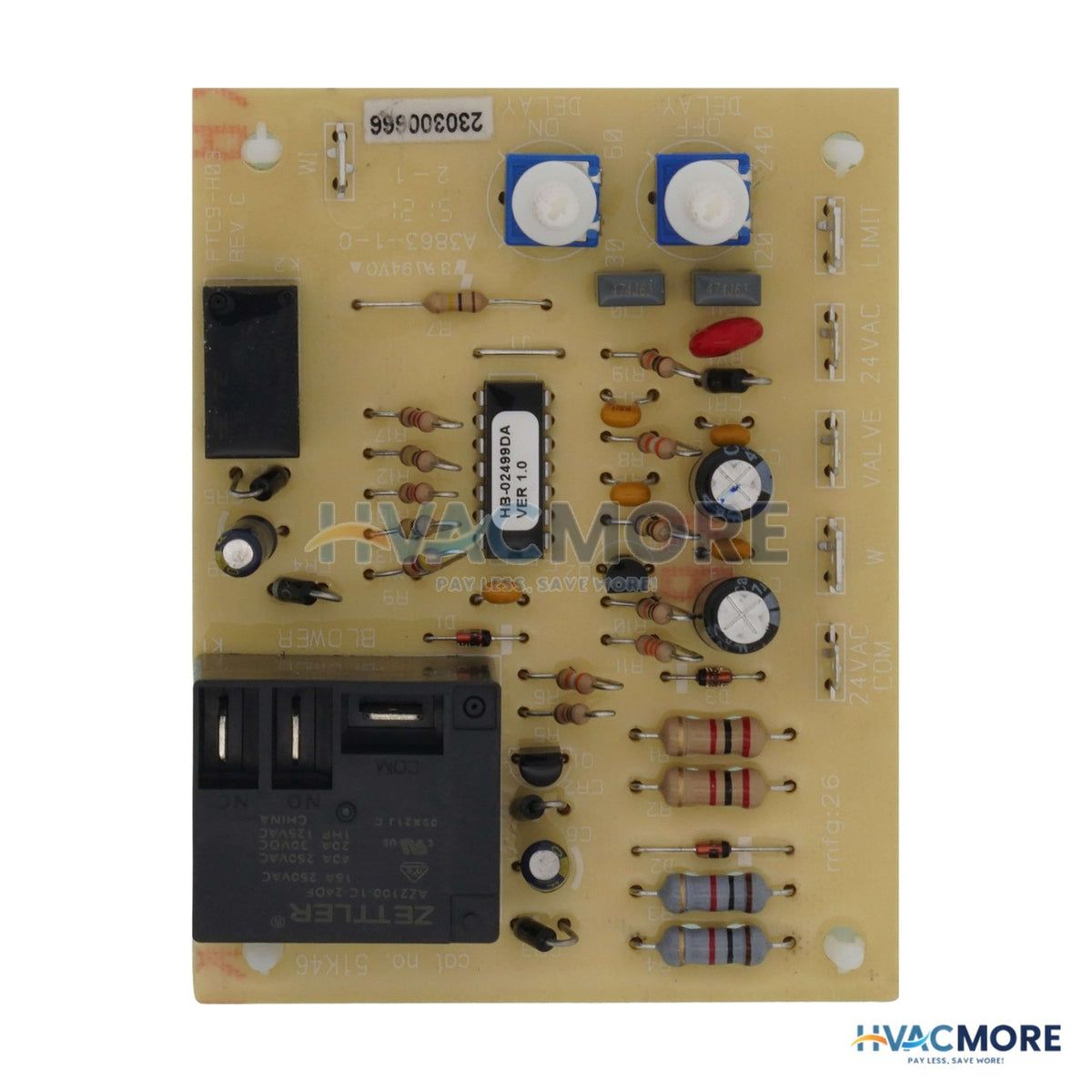 Lennox Fan Timer Kit 53K80