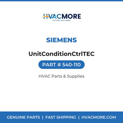 Siemens UnitConditionCtrlTEC 540-110