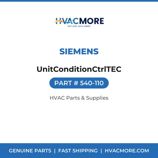 Siemens UnitConditionCtrlTEC 540-110