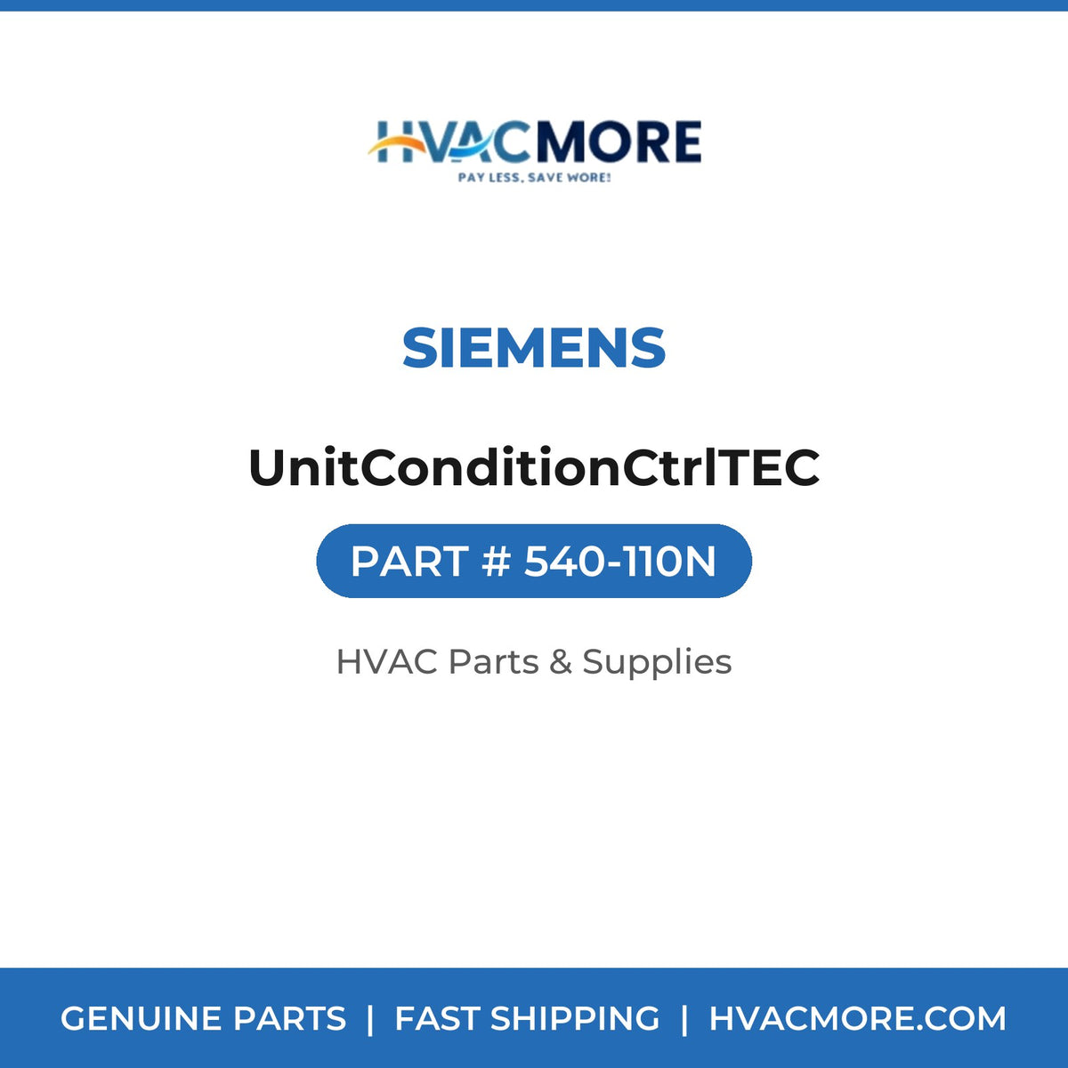Siemens UnitConditionCtrlTEC 540-110N