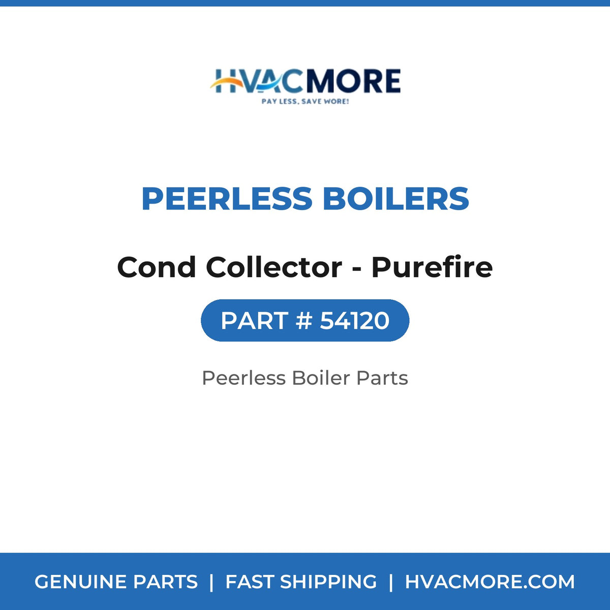 Peerless Boilers Cond Collector - Purefire 54120