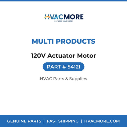 Multi Products 120V Actuator Motor 5412I