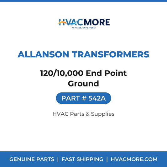 Allanson Transformers 120/10,000 End Point Ground 542A