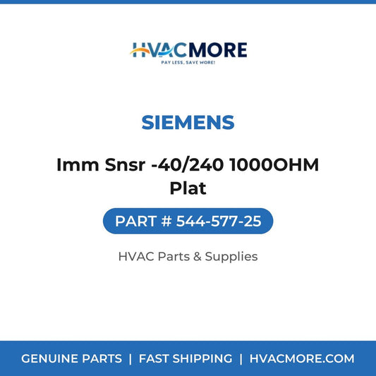 Siemens Imm Snsr -40/240 1000OHM Plat 544-577-25