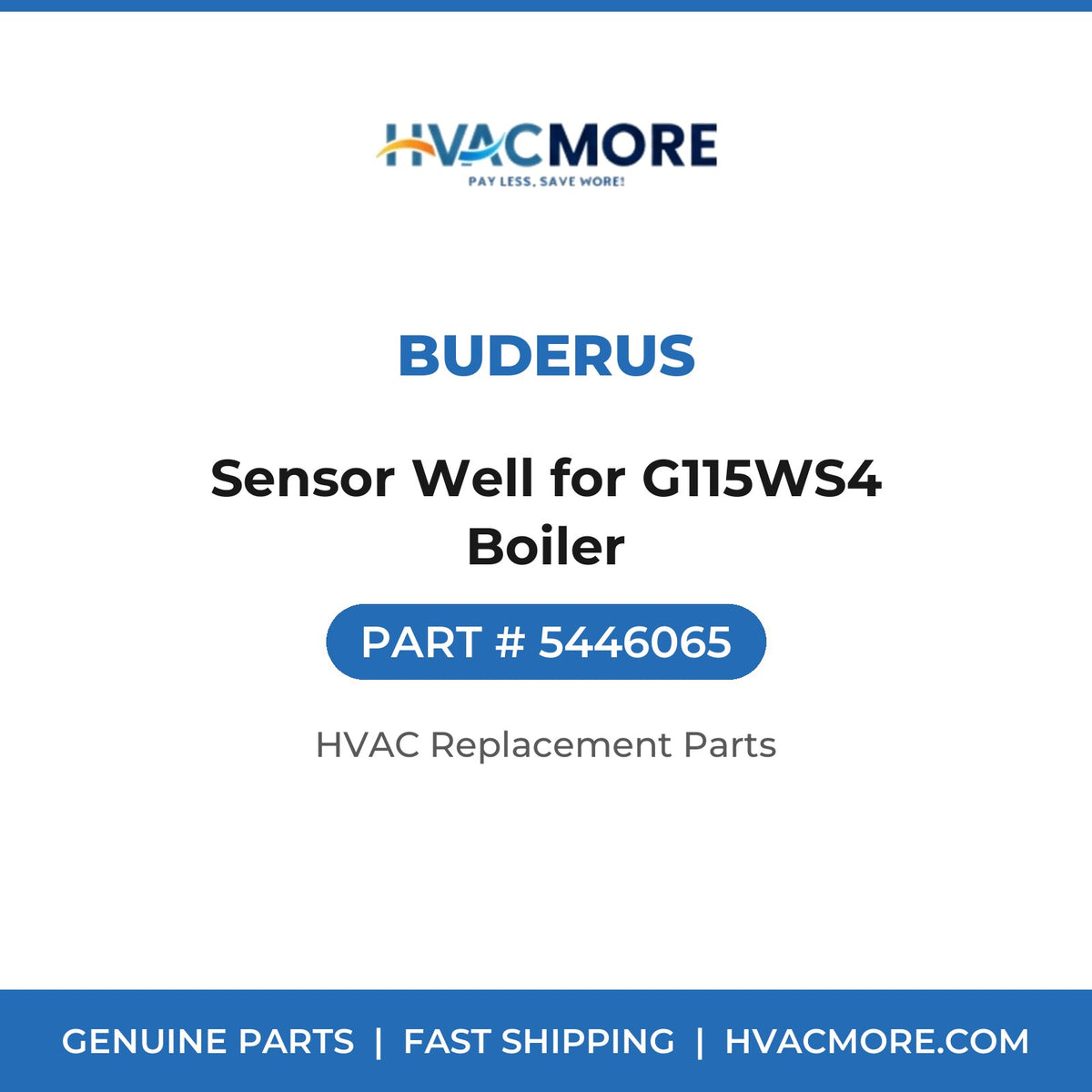 Buderus Sensor Well for G115WS4 Boiler 5446065
