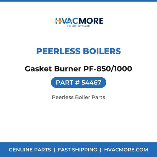 Peerless Boilers Gasket Burner PF-850/1000 54467