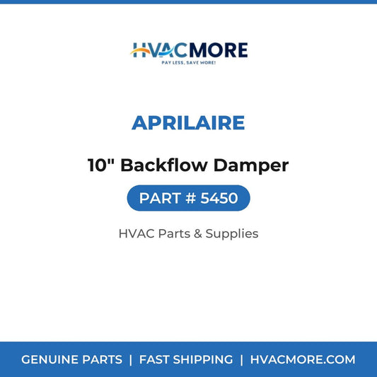 Aprilaire 10" Backflow Damper 5450