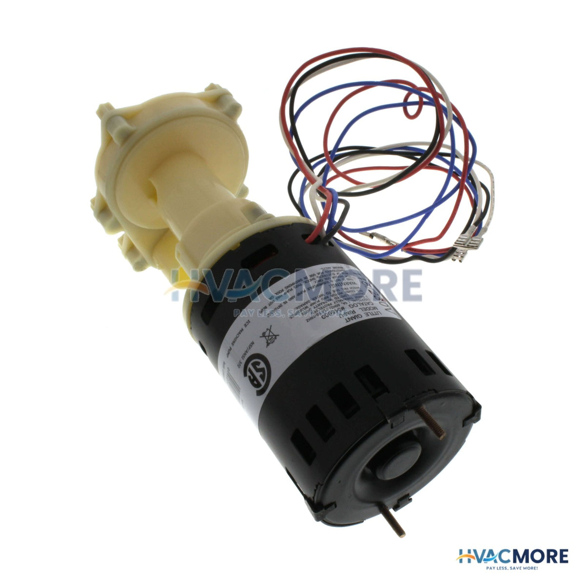 Little Giant RIM-U Ice Machine Replacement Pump W/ 3' Cord (1/25 HP) 545600
