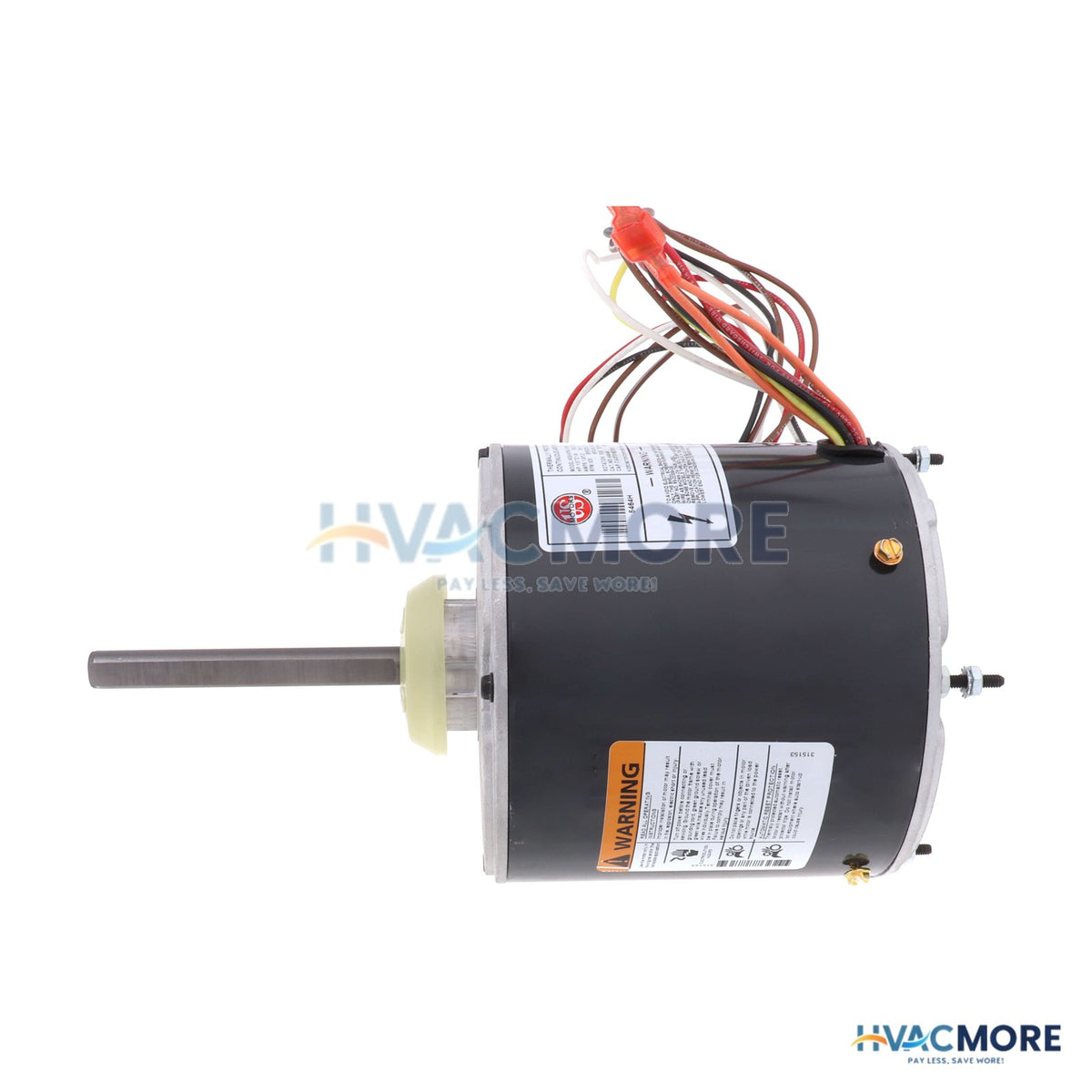 US Motors Rescue Single-Phase TEAO PSC Condenser Fan Motor (208-230V, 1/3-1/6 HP, 825 RPM) 5464H