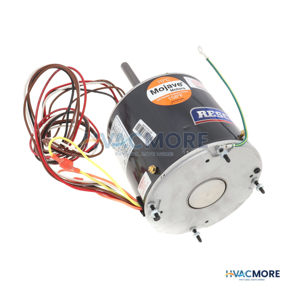 US Motors Rescue Single-Phase TEAO PSC Condenser Fan Motor (208-230V, 1/3-1/6 HP, 825 RPM) 5464H