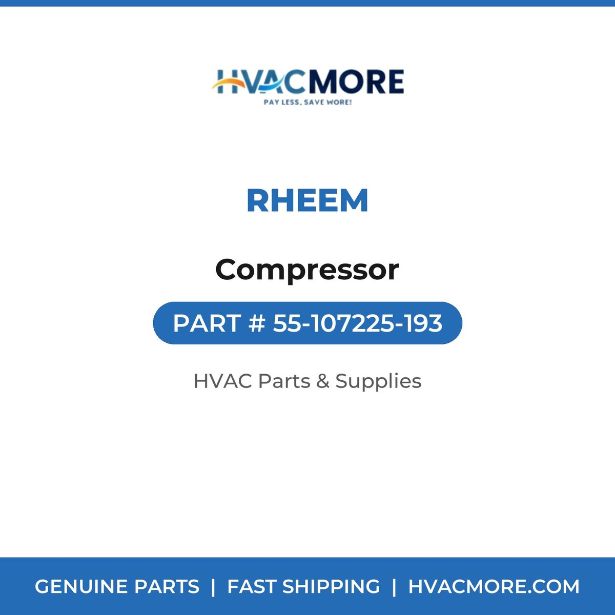 Rheem Compressor 55-107225-193
