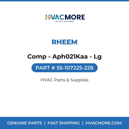 Rheem Comp - Aph021Kaa - Lg 55-107225-228