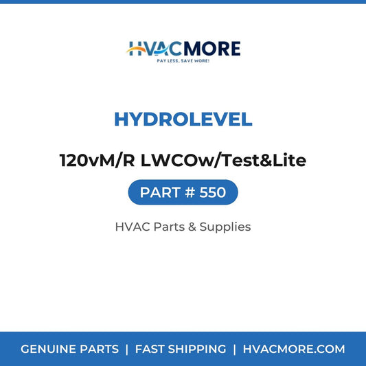 Hydrolevel 120vM/R LWCOw/Test&Lite 550