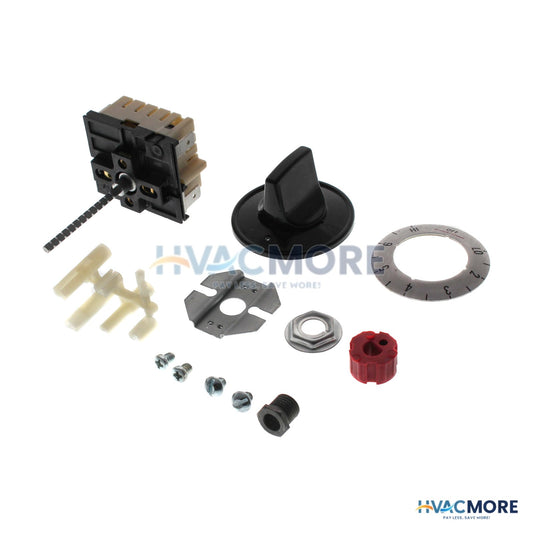 Robertshaw M Series 240V Infinite Switch, Black Dial 5500-213M