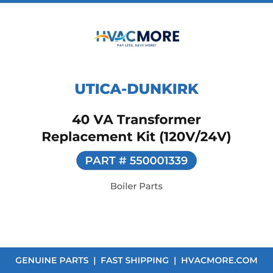 Utica-Dunkirk 40 VA Transformer Replacement Kit (120V/24V) 550001339