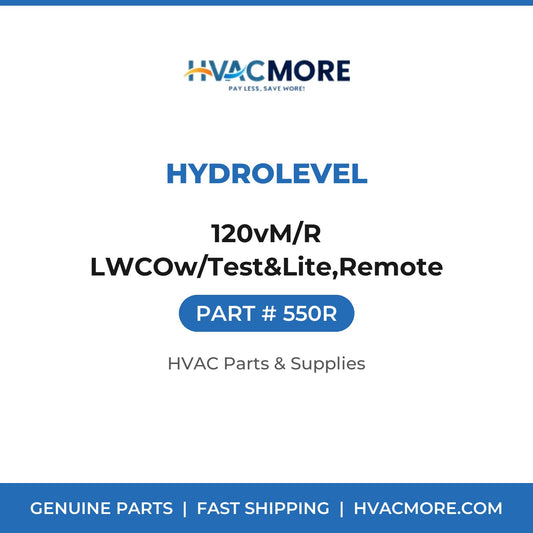 Hydrolevel 120vM/R LWCOw/Test&Lite,Remote 550R