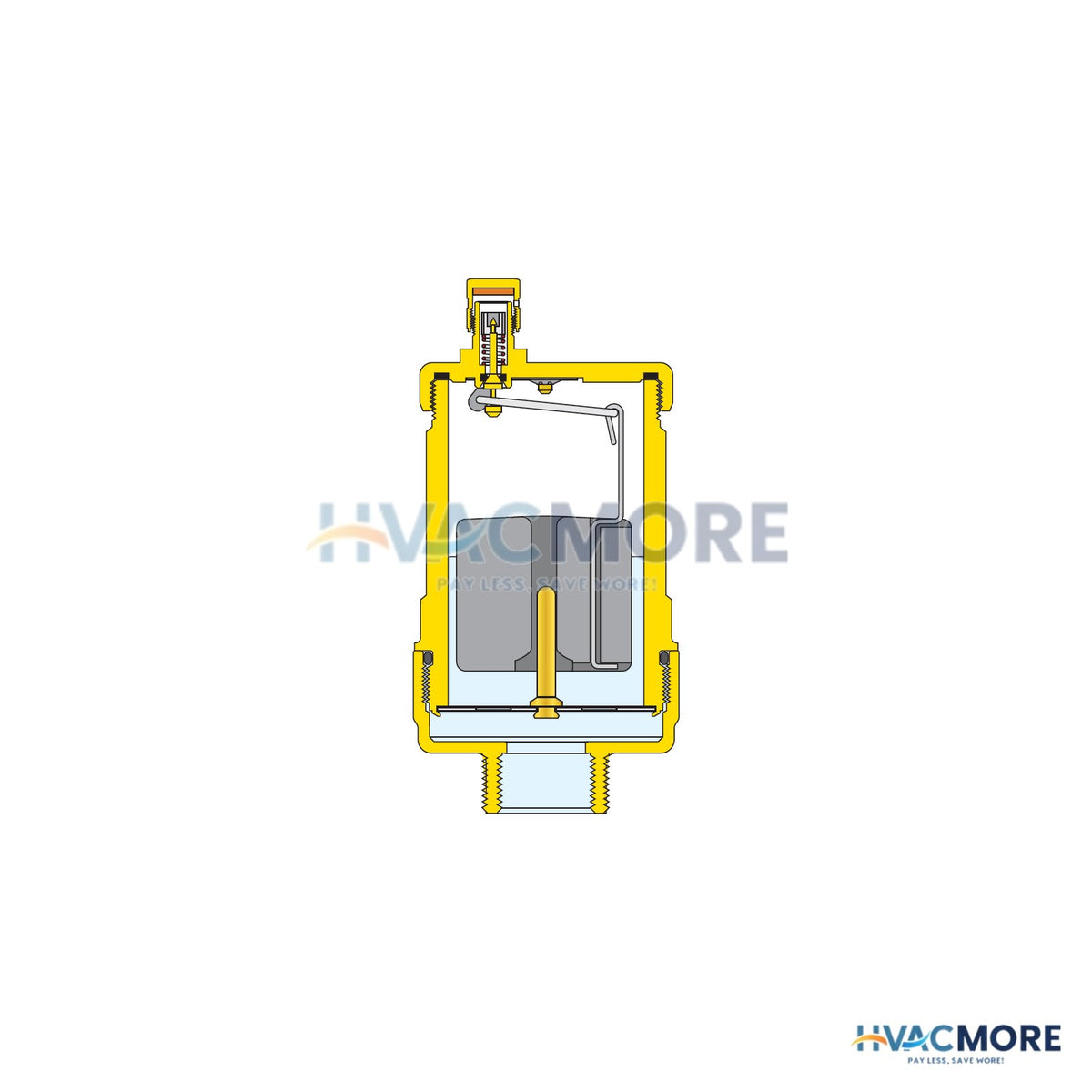 Caleffi 1/2" DISCALAIR Auto Air Vent 551004A