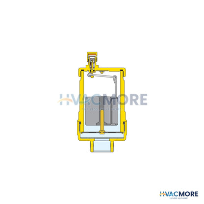 Caleffi 1/2" DISCALAIR Auto Air Vent 551004A