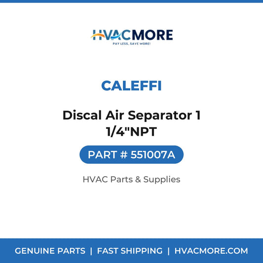 Caleffi Discal Air Separator 1 1/4"NPT 551007A