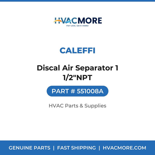 Caleffi Discal Air Separator 1 1/2"NPT 551008A