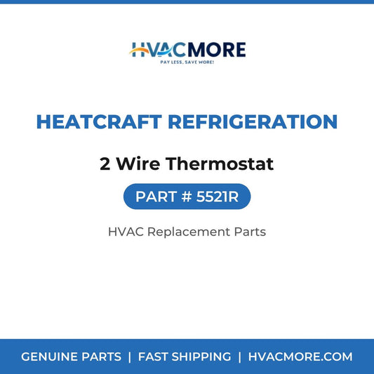 Heatcraft Refrigeration 2 Wire Thermostat 5521R