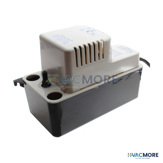 Little Giant VCMA-20ULS, 80 GPH Automatic Condensate Removal Pump W/ Safety Switch (115V) 554425