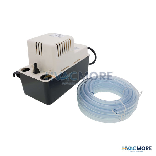 Little Giant VCMA-20ULST, 80 GPH Automatic Condensate Removal Pump W/ Safety Switch & Tubing (115V) 554435