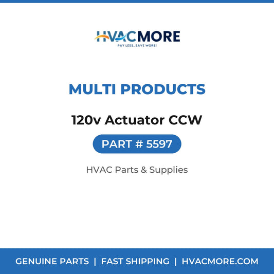Multi Products 120v Actuator CCW 5597