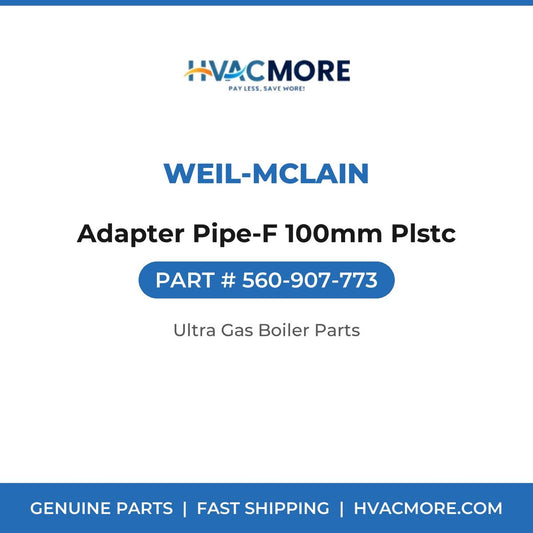 Weil-McLain Adapter Pipe-F 100mm Plstc 560-907-773