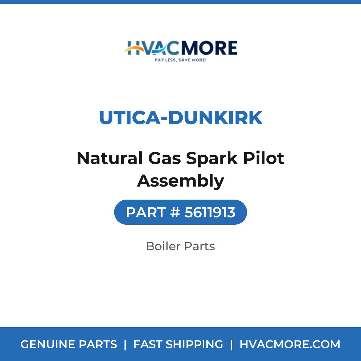 Utica-Dunkirk Natural Gas Spark Pilot Assembly 5611913