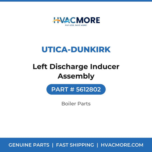 Utica-Dunkirk Left Discharge Inducer Assembly 5612802