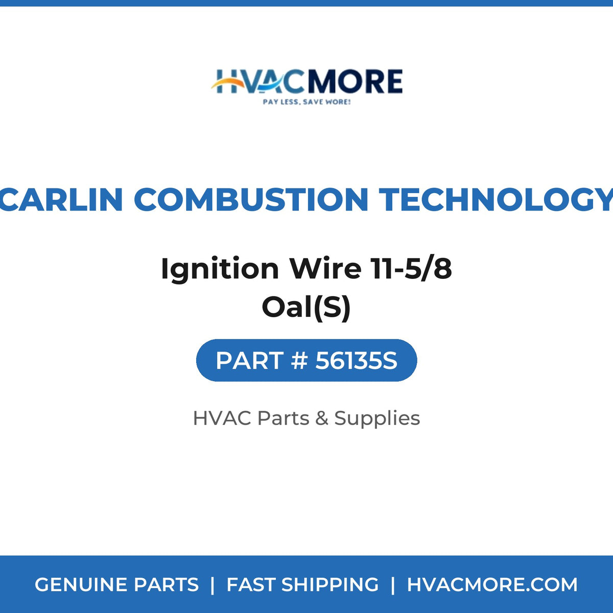 Carlin Combustion Technology Ignition Wire 11-5/8 Oal(S) 56135S