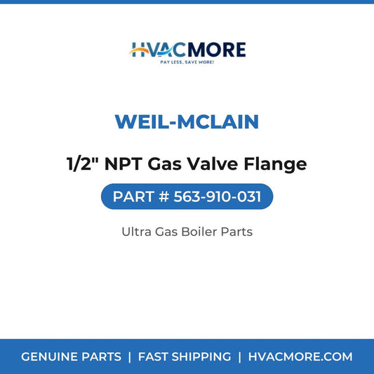 Weil-McLain 1/2" NPT Gas Valve Flange 563-910-031