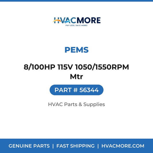 PEMS 8/100HP 115V 1050/1550RPM Mtr 56344
