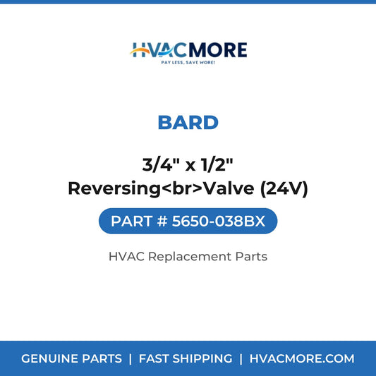 Bard 3/4" x 1/2" Reversing<br>Valve (24V) 5650-038BX