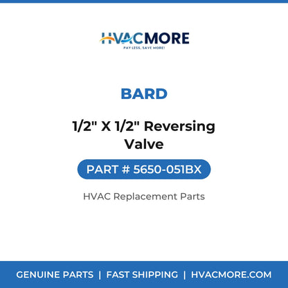 Bard 1/2" X 1/2" Reversing Valve 5650-051BX