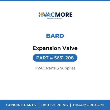 Bard Expansion Valve 5651-208
