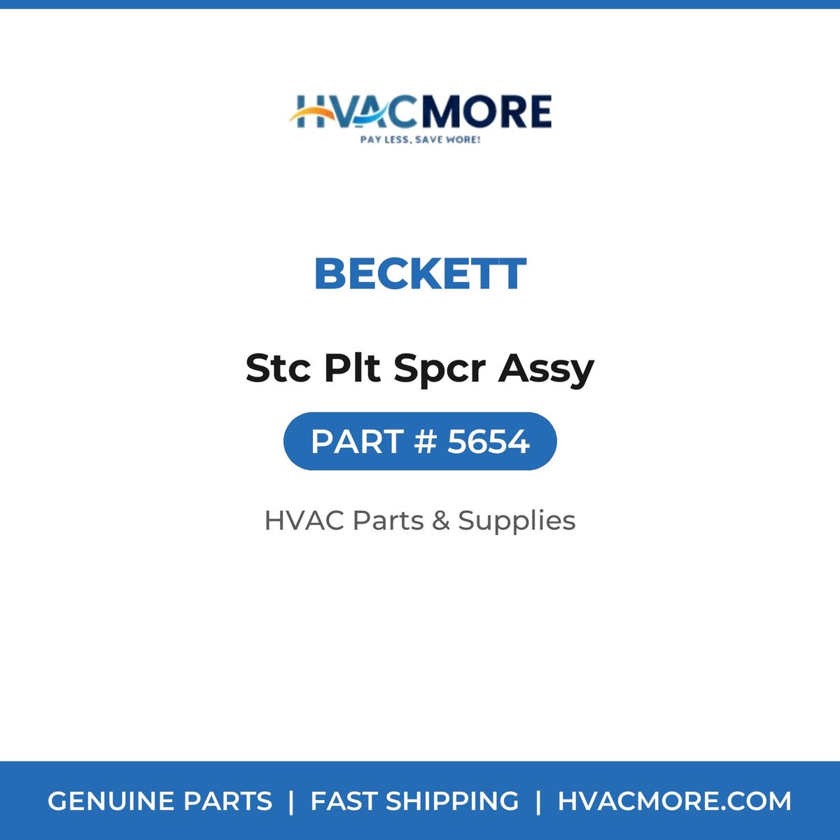 Beckett Stc Plt Spcr Assy 5654