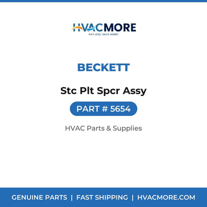 Beckett Stc Plt Spcr Assy 5654
