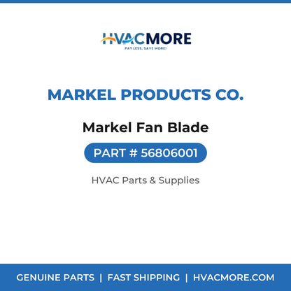 Markel Products Co. Markel Fan Blade 56806001
