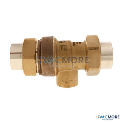 Caleffi 3/4" NPT Female Dual Check Backflow Preventer W/ Atmospheric Vent 573503A