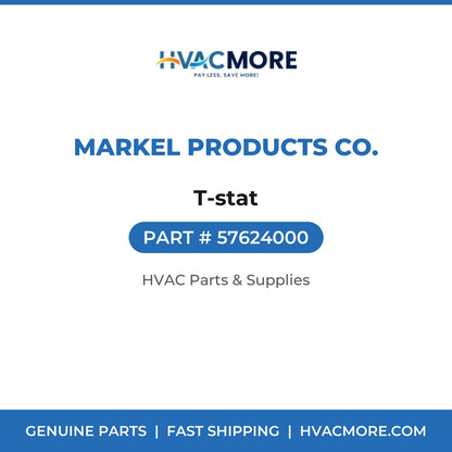 Markel Products Co. T-stat 57624000