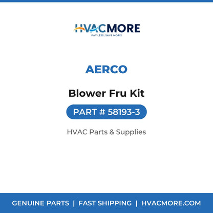 AERCO Blower Fru Kit 58193-3
