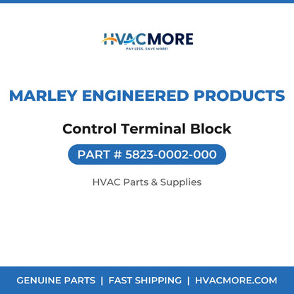 Marley Engineered Products Control Terminal Block 5823-0002-000
