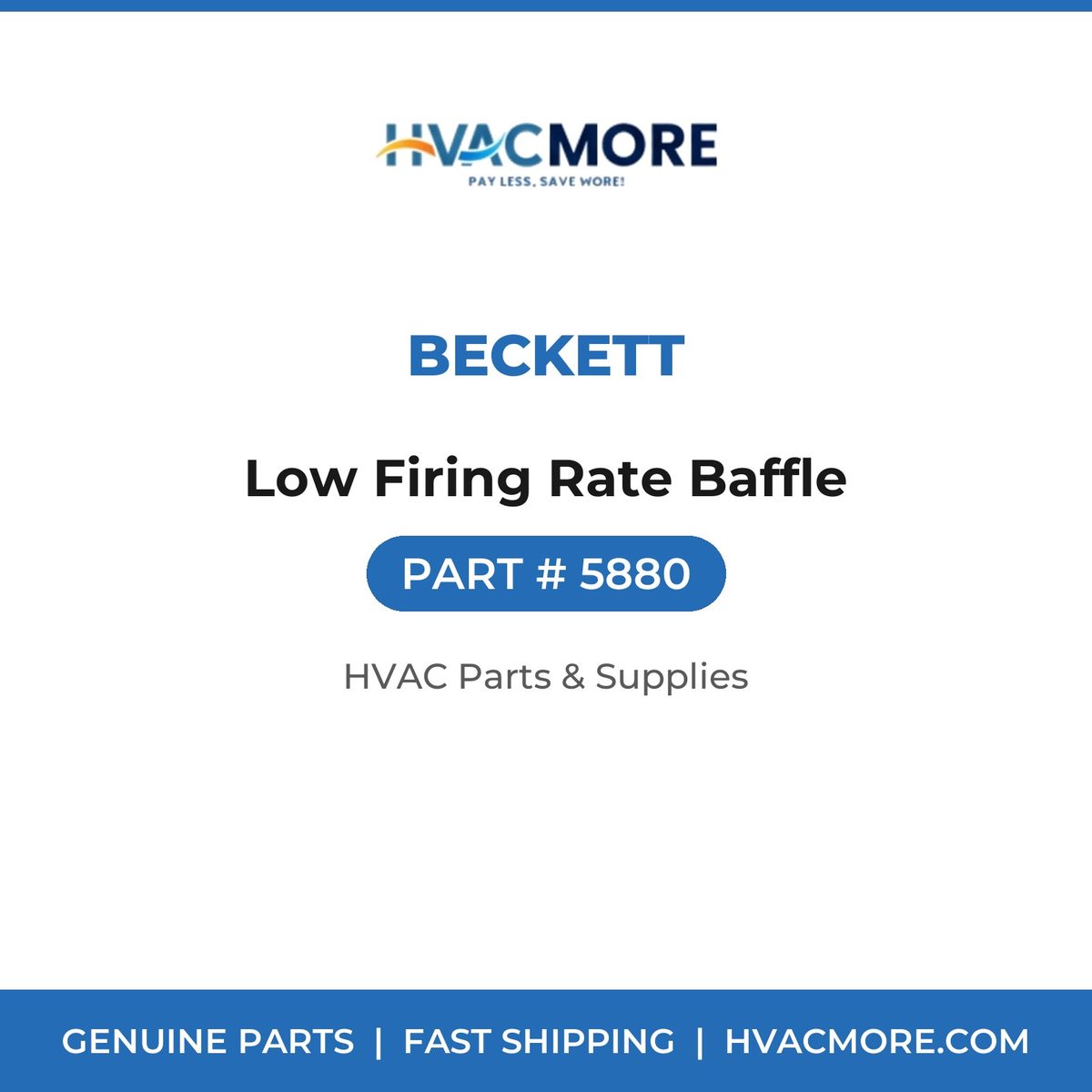 Beckett Low Firing Rate Baffle 5880